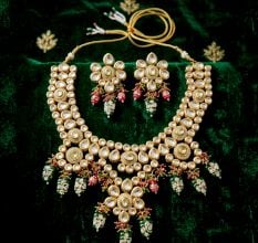 Handcrafted Royal Meenakari Kundan Bridal Necklace Set